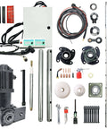 TECHTONGDA 2-in-1 portable line boring and welding machine kit 110V with controller and long rails