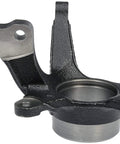 Heavy Duty Front Passenger Side Steering Knuckle Straight Bolt On Replacement showing a close-up of steel construction for durability.