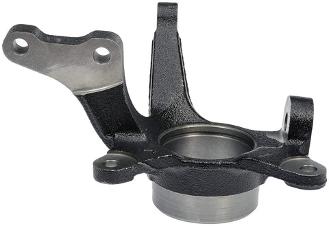 Heavy Duty Front Passenger Side Steering Knuckle Straight Bolt On Replacement showing a close-up of steel construction for durability.