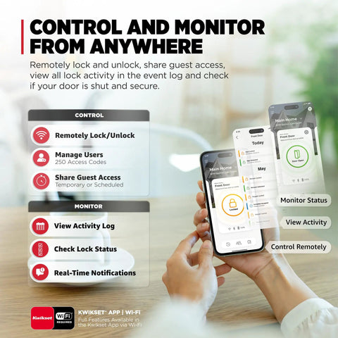 Next Level Home Security With This Premium Matter Smart Deadbolt Packed With Geofence Auto Unlock And WiFi Keyless Entry Hassle Free Matte Black Install Plays Nice With Alexa Apple Home And Google