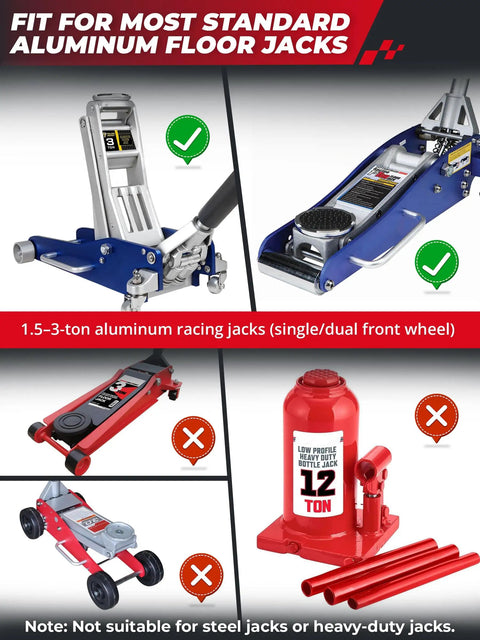 Floor Jack Wall Mount Holder For 1.5 To 3 Ton Hydraulic Low Profile Racing Jacks Universal Trailer And Garage Storage Bracket