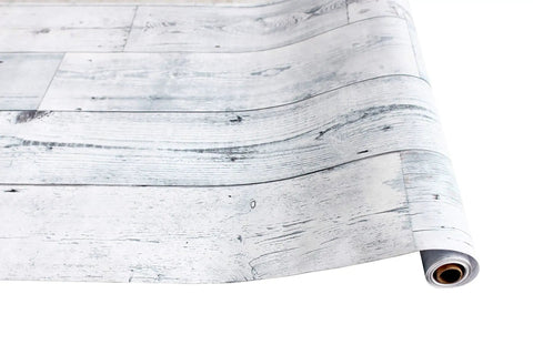 Peel And Stick Wood Shiplap Wallpaper In Light Grey White And Blue Distressed Planks Removable Shelf Liner Contact Paper roll
