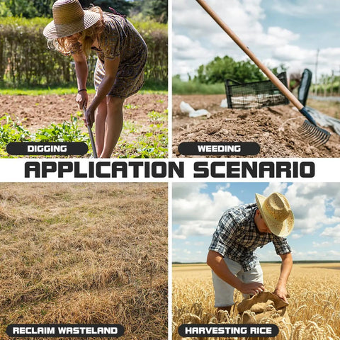 Application scenarios of Beefy Heavy Duty Garden Hoe Head For Weeding And Digging in agriculture and farming tasks