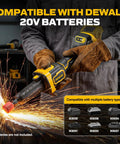 Killer Hella Sick Cordless Die Grinder Designed To Drop Straight Into Your DeWalt 20V Max Battery Rig Tool Only For snappy grinding, sparks flying.