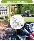 Applications of Grease Fittings Assortment Kit With SAE And Metric Zerk Fittings in various machinery and engines