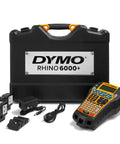 Straight Up Heavy Duty Jobsite Computer Connected Label Maker With Rechargeable Battery And Hard Case prints barcodes in kit with cables.