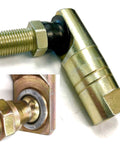 Heavy Duty Switch Drag Link Ball Joint For John Deere Garden Tractors And Mowers 108 111 112L 116 130 160 165 170 175 180 185 Built Tough With 50 Percent Stronger Crimp Rustproof Zinc Yellow Coating 4130 Alloy Steel For Long Lasting Wear threaded steel joint