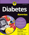 Managing Diabetes Made Simple A Real Talk Guide To Blood Sugar Control Meal Planning Fitness Stress Less Living And Taking Charge Of Your Health So You Can Thrive Daily Every Day Living book with glucose monitor and fruits on cover