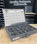 Stainless Steel Metric Hex Cap Screws Bolts Nuts And Washers Kit 575 Piece Assortment With M6 To M12 Sizes In A Heavy Duty Tray