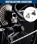 Beefed Up Roller Chain Tool Set For Bicycle Motorcycle Go Kart And ATV Chains Detacher Breaker Cutter And Chain Puller Holder Compatible with 25 to 60 chain sizes shown in use on bike chain system