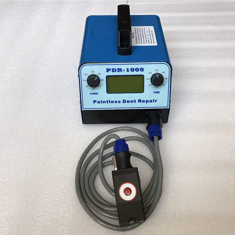 Paintless Dent Repair Tool Kit with 1000W Induction PDR Heater Hotbox and digital display for dent removal