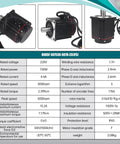 Beefy Without Brake 750W AC Servo Motor Kit For CNC Machines 220V 4.4A 3000rpm 17 Bit Encoder RS485 spec table and motor
