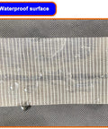 Close-up of waterproof surface of 39 Foot RV Awning Repair Tape Waterproof Canvas Patch Kit for tarp, tent, sail boat covers, and more.