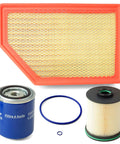 Ultimate YUXIVCNE TP1015 PF26 A3248C Filter Replacement Set For Chevy Silverado Duramax Durafilter Oil Air Cabin Filters includes oil and air filters.