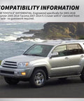 CV Axle Bearing Puller Seal Kit For Toyota 8 Inch Clamshell Front 4Runner Tacoma FJ Cruiser 2003 2018 on silver SUV