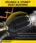 Close-up of dust bushing on Club Car Precedent Steering Gear Box Assembly Rack Replacement for Precedent Onward Tempo 2004 Up
