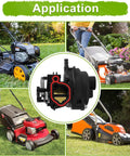 Carburetor Kit Replacement For Lawn Mower 140Cc Engines Fits 550EX 625EX 675EX 725EXI showing applications on various mowers
