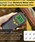 PIN3 Moisture Meter Replacement Pins for MMD4E 6 Pack Compatible with RHMG650 and RHMG700DL on wood moisture meter
