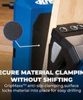 Pocket-Hole Jig 720 For Fast, Strong Wood Joints With Easy Clamping And Precise Adjustment shown clamping wood securely