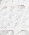 Close-up of a MERV 8 Furnace Filter For Home Use 12x12x1 Inches 6 Pack Electrostatic Dust Pet Hair And Allergy Control.