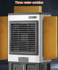 Beat The Humidity Fast With This No Sweat Evaporative Air Cooler And Swamp Cooler Built As A Cooling Beast With A 47 Gallon Tank showing three water curtains.