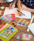 Writable Sticky Tabs Set With 80 Color Varieties, 16000 Index Tabs for annotating books, Bible study, planners on desk