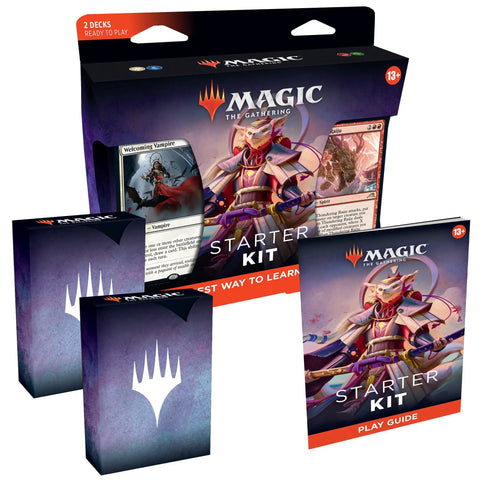 Starter Kit 2022 With Two Ready To Play Decks, Play Guide, And Handy Card Storage Boxes for strategic gameplay and storage