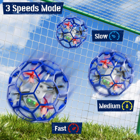 Rad Remote Control Helicopter Toy For Kids 8 To 16, soccer-style body with 3 speed settings: slow, medium, fast, outdoor use.