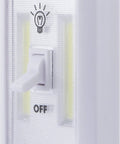 Wireless LED Light Switch Tap Light Battery Powered 100 Lumens Peel And Stick Portable Lighting For Under Cabinets Closets Basements