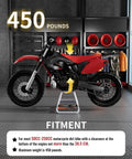 Dirt bike on Beefy Universal Dirt Bike Stand, Detachable Powder Coated Anti Slip Steel MX Box For Off Road Maintenance
