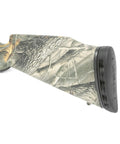 AirTech Precision-Fit Recoil Pad on camo stock rifle, reduces felt recoil up to 70 percent, boosts stability, control, accuracy