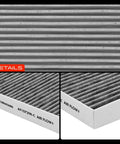 Cabin Air Filter With Activated Carbon For Chrysler, Dodge, Jeep And Ram Vehicles Fits Chrysler 200 Sebring Avenger close-up details