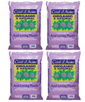 Four 20 quart bags of Organic Planting Soil For Acid Loving Plants Including Azalea Rhododendron And Berries Ready To Use Premium Blend With Composted Manure And Sphagnum Peat Moss Low Ph For Enhanced Drainage And Healthy Growth In A 20 Quart Bag, featuring Coast of Maine branding