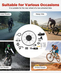 Upgrade Your Ride With A Dope 48V 1000W Rear Hub Motor Electric Bike Conversion Kit images for various terrains