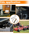 360 Piece Heavy Duty Pin Kit For Trailers Tractors Trucks Mowers And Farm Equipment Built Tough With Hitch Pins and Accessories