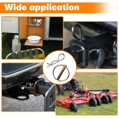 360 Piece Heavy Duty Pin Kit For Trailers Tractors Trucks Mowers And Farm Equipment Built Tough With Hitch Pins and Accessories