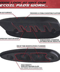 AirTech Precision-Fit Recoil Pad For Baikal Benelli Franchi And Stoeger Shotguns That Cuts Felt Recoil By Up To Seventy Percent, Easy Install