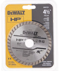 Pro Grade Diamond Blade For Masonry Dry Cutting With Continuous Rim And Seven Eighths Inch Arbor For Four Point Five Inch Disc