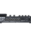 Back view of GX-10 Compact Guitar And Bass Effects Processor With GX-100 Sound Engine, showing input and output ports.
