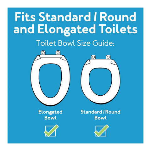 Fits Standard and Elongated Toilets Diagram for Heavy Duty Raised Toilet Seat With Handrails For Seniors And Handicap Assist