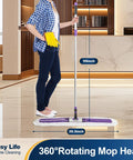 Heavy Duty Commercial Dust Mop With Quick Release Handle And Broad Sweeping Head, 59-inch stick, 39.3-inch mop head, ideal for large flooring.