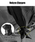 Heavy Duty EV Charger Plug Cover Waterproof Outdoor Electric Vehicle Port Cap Snap Back Velcro closure protecting from rain.