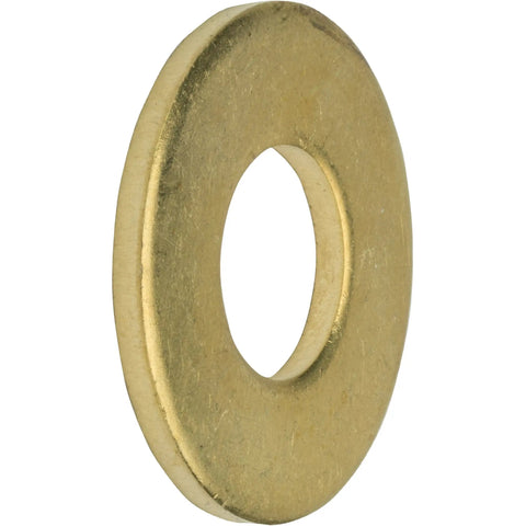 Size 6 Solid Brass Flat Washers Commercial Standard Grade 360 Plain Finish Built To Last Pack 100 For Durable Load Distribution And Prevent Loosening On Bolts And Screws, brass washer