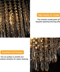 High quality K5 crystal close-up on Three Layer K5 Crystal Floor Lamp With Sparkling Triper Layer Shade, Modern Chrome Finish Floor Light.