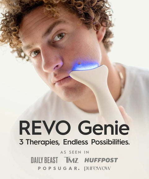 Total Glow Up Facial Massager For Face And Neck With Warm Heat And Pulsing Vibrations Led Beauty Tool Depuffing Sculpting Wand Featuring Red Blue Green Light Modes For Daily Skincare Routines That Definitely Hits Different Every Single Time