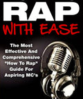 Cover of 'Master How To Rap And Lock Down Your Freestyle Cadence With This Straight Fire Guide For Aspiring MCs' with microphone.