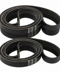Serpentine Belt Kit For Volvo Penta Marine Engines 4.3L 5.0L 5.7L 2 Pack Power Steering And Alternator Drive Belts Rubber Construction Heat And Oil Resistant Durable Marine Engine Belt Set