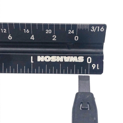 Close-up of AlwaysSharp Refillable Mechanical Carpenter Pencil Two Pack With Eight Replacement Black Graphite Tips And Pocket Clip