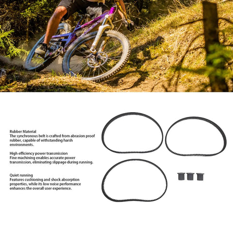 5M 15 Drive Synchronous Belt And Pulley Kit For High Drive Efficiency Power Transmission, Beefed-Up Rubber Timing Belts With Abrasion Proof Oil And Heat Resistant Pulleys, Replacement Set With Three Belts And Three Pulleys For Easy System Upgrade, rubber belts and pulleys