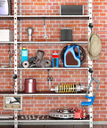 Heavy Duty Fridge Magnet Hooks Hold Like Crazy For Cruise Cabins And Kitchen Organization Six Pack, used to organize tools on a shelf.